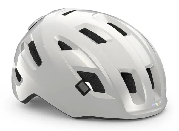 Шолом MET E-MOB white glossy
