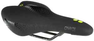Сідло ONRIDE Finch, Comfort Density сталеві рамки чорний