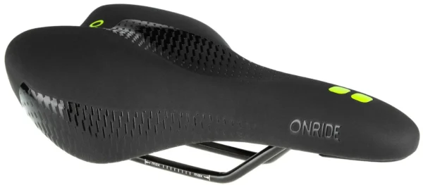 Сідло ONRIDE Finch, Comfort Density сталеві рамки чорний