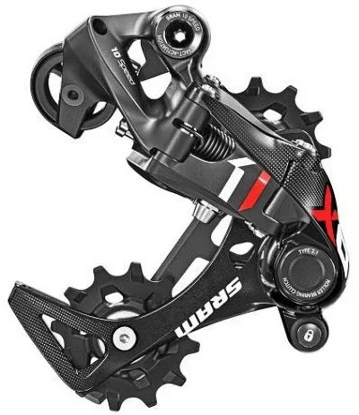 Перемикач задній SRAM X01 DH Type 3.0 RED Short 10 швидкостей
