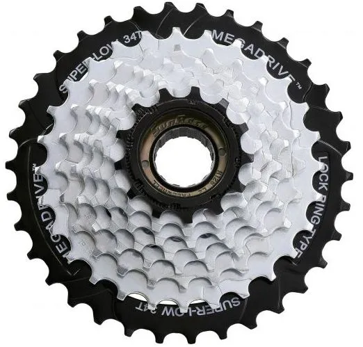 Тріскачка SUN RACE M56 8S, 13-34T, Zinc + Black
