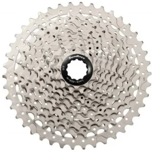 Касета 10-k 11-40T SUN RACE MTB MS2 алюмінієвий павук, Metallic Silver