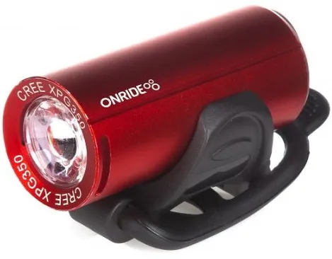 Фара ONRIDE Cub Red, USB, 200 Lumens