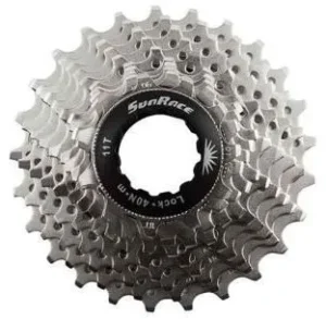 Касета 10-k 11-25T SUN RACE RS1 алюмінієвий павук, Metallic Silver