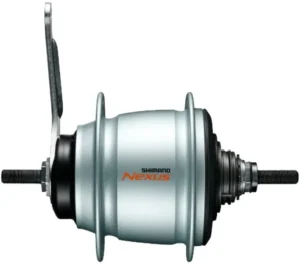 Втулка задня Shimano SG-C6001-8, NEXUS 8-швидк, 36 отв, з ножним гальмом, срібл.